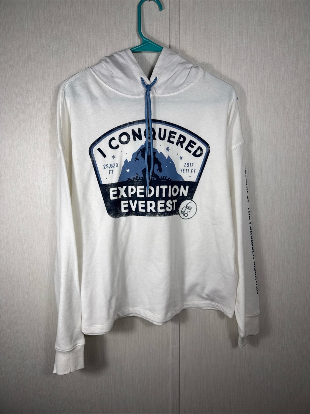 NWTRARE Disney Parks L Expedition Everest Hoodie Retired Graphic Yeti Sweatshirt